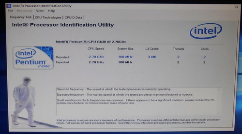 Intel Dual Core Pentium G630 2.7GHz CPU Processor SR05S - USED-TESTED!! - Picture 3 of 6