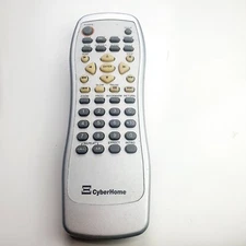 OEM Genuine Cyberhome UR53AEC036T DVD Remote Control tested working. (BB2)