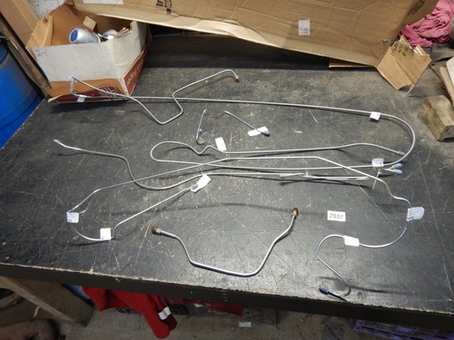 61 62 CHRYSLER INLINE TUBE STAINLESS STEEL BRAKE LINE KIT NEWPORT NEW YORKER 300