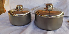 Farberware non stick cookware gray - 2 sauce ...