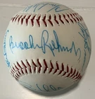 Brooks Robinson Baltimore Orioles Autographed multi-signature Baseball from 1990