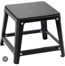 Plyometric Jump Box Steel Plyo Boxes with Rubber Pad for Home Gym Jump Platforms