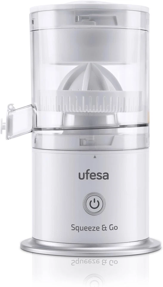 Squeeze & Go White, Spremi Agrumi Elettronico, Estrattore Frutta E Verdura, USB  - Immagine 2 di 4