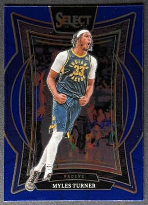 2024 Panini Select Myles Turner Concourse Blue Retail #4 Pacers