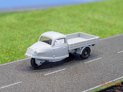 Wiking Goliath 250 1:87 silbergrau 330-3-6 Modellauto H0 Sammler j064