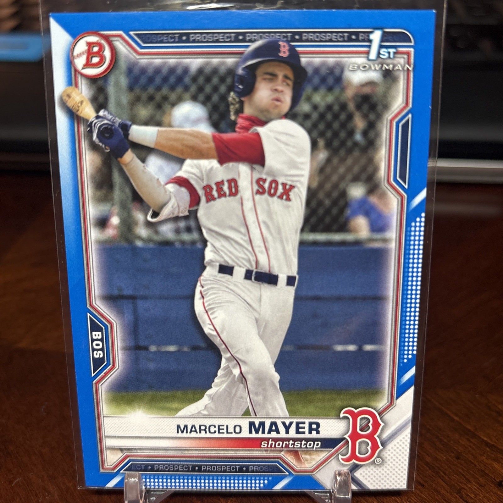 2021 MARCELO MAYER 1ST BOWMAN 1st BLUE PARALLEL 132/150 RC #BD-174