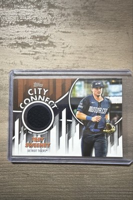 2026 Topps Series 1 - City Connect Swatch Collection Trey Sweeney #CC-TSW Tigers