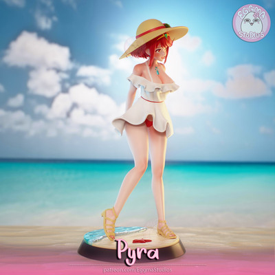 Pyra, Xenoblade Chronicles 2,  sexy Pin Up, Figur, 3D Druck, Statue, UNBEMALT