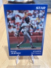David Justice Dave 1990 Star #6 1987 Season! 2 Card Minimum!