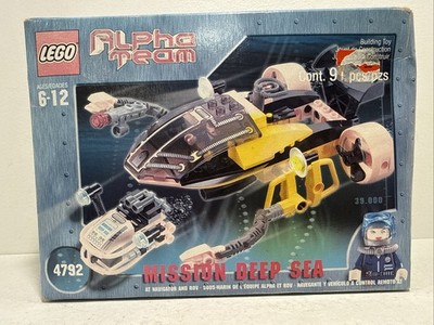 Vintage 2002 Lego 4792 ALPHA Team AT NAVIGATOR and ROV Mission Deep Sea NIB