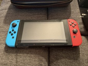 Nintendo Switch with Neon Blue and Neon Red Joy-Con (HAC-001-01)