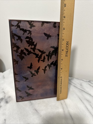 Houston Llew Spiritiles "Aloft" - Retired Glass Over Copper Lovely! - Picture 17 of 19