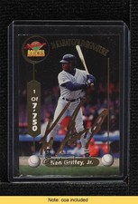 1994 Signature Rookies 24 Karat Gold Signatures /7750 Ken Griffey Jr #S2 HOF 0dk