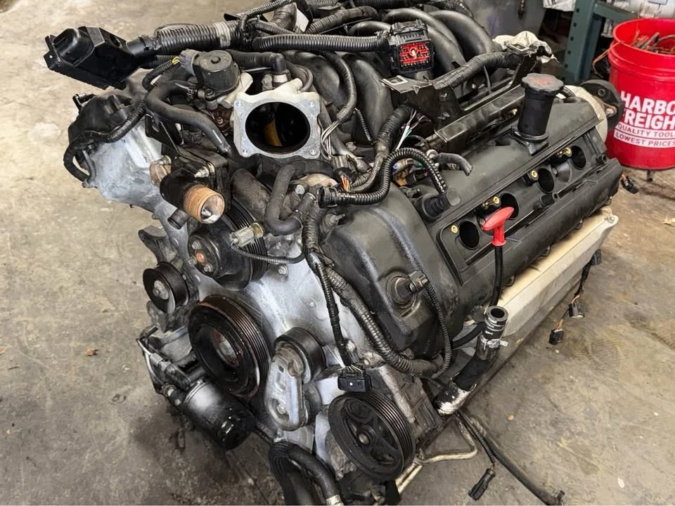 2004 2005 JAGUAR XJ XJ8 XJ8L VANDEN PLAS V8 4.2L MOTOR ENGINE OEM 80K Miles - Image 4 of 4