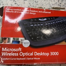 Microsoft Wireless Optical Desktop Keyboard Mouse Combo NEW