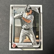 2024 Bowman Jacob Burke 1st Bowman #BP-116 Chicago White Sox