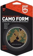 GEAR AID Camo Form Reusable Fabric Wrap, 2" x 144" - Woodland Digital