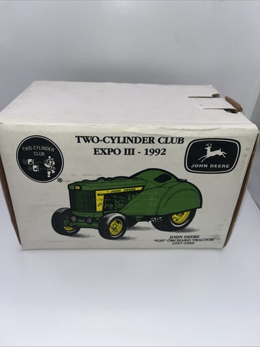 John Deere 620 1/16 tractor de huerto dos cilindros Club Expo III 1992 nuevo en caja - Imagen 3 de 3
