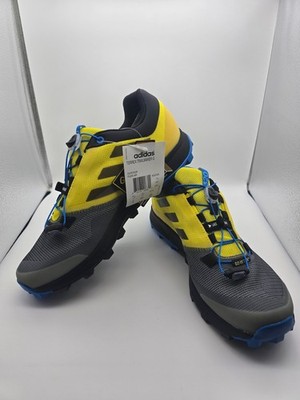 Mens Size 8 - Adidas Terrex Trailmaker Steel, Blue, Solar Slime AQ2536