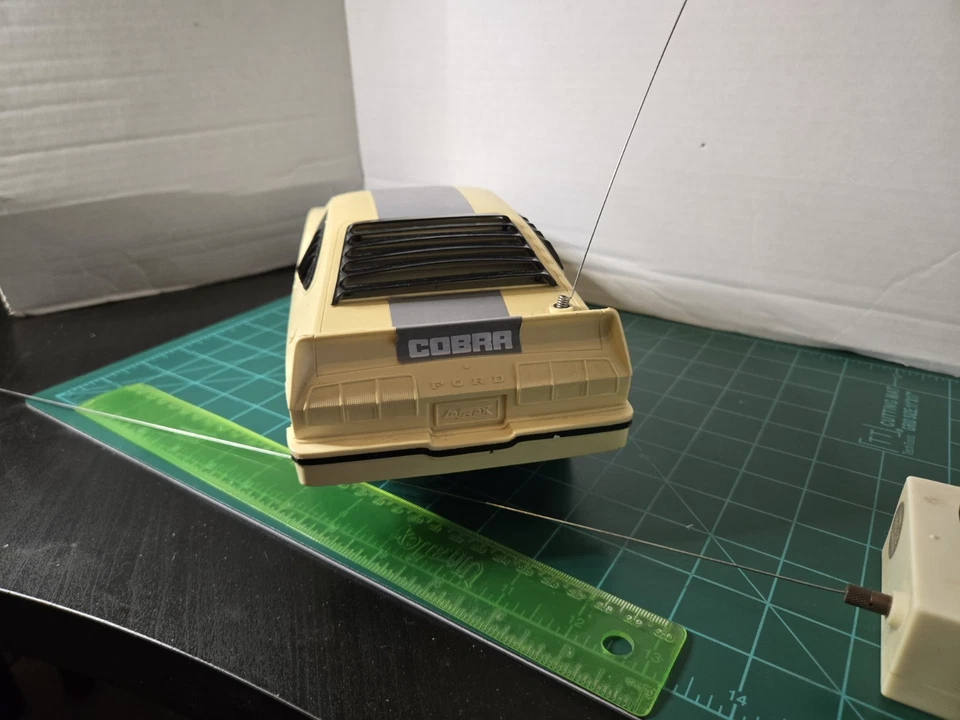 Vintage 70s La Trax RC Mustang II Cobra Remote Control - Image 3 of 4