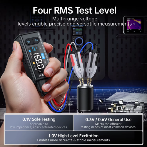 LCR-ST2 Smart Tweezer SMD ESR Tester High Accuracy LCR Diode Multi-Frequency 100 - Bild 2 von 10