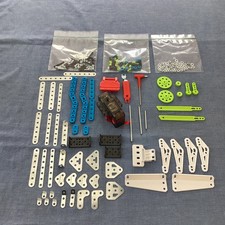 Erector Meccano 19602 Motorized Movers parts with Meccablock Motor  Tools Clean