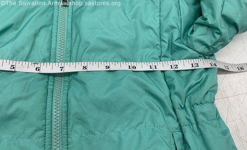 The North Face Girls Green Long Sleeve Reversible Full-Zip Jacket Size Small 7/8 - Picture 11 of 12