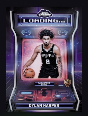2025-26 TOPPS NBA Chrome Loading Rookie RC - DYLAN HARPER (TOPPS NBA DigitaICard