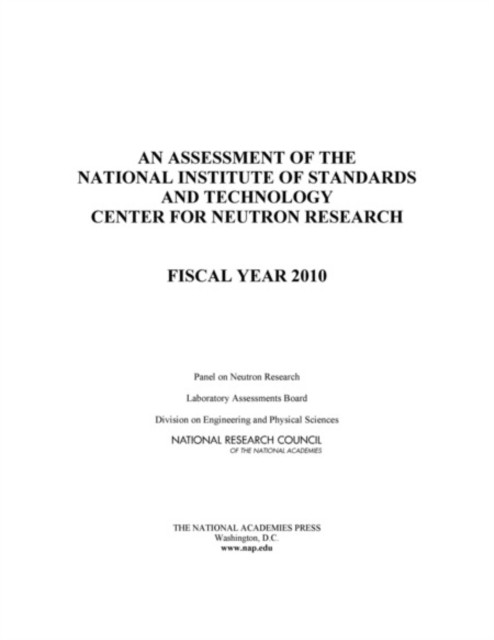 An Assessment of the National Institute of Standards and Technology  PAPERBACK