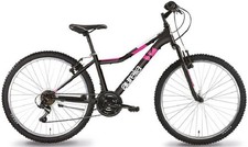 BICICLETTA AURELIA 26" IN COLORE FUCSIA E NERO PER DONNA