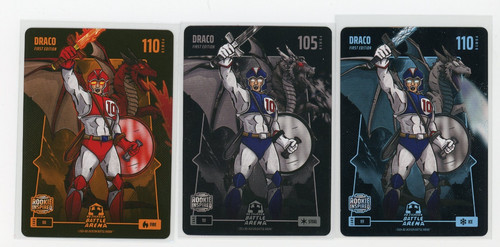 Bo Jackson Battle Arena ALPHA Drake Maye card #89 Draco STEEL/ICE/FIRE Paper SP