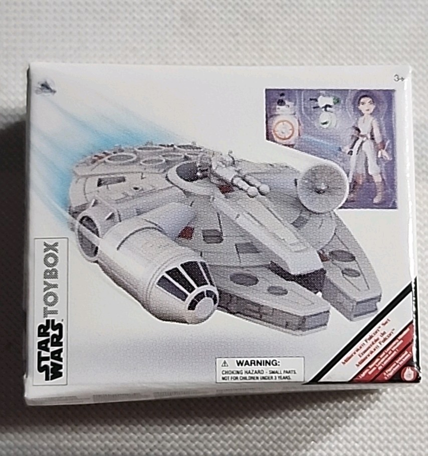 Disney Star Wars Toybox Millennium Falcon Playset [Rey, BB-8
