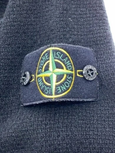 STONE ISLAND MAGLIA Maglione con cappuccio e zip M Lana BLK 8115567A3 