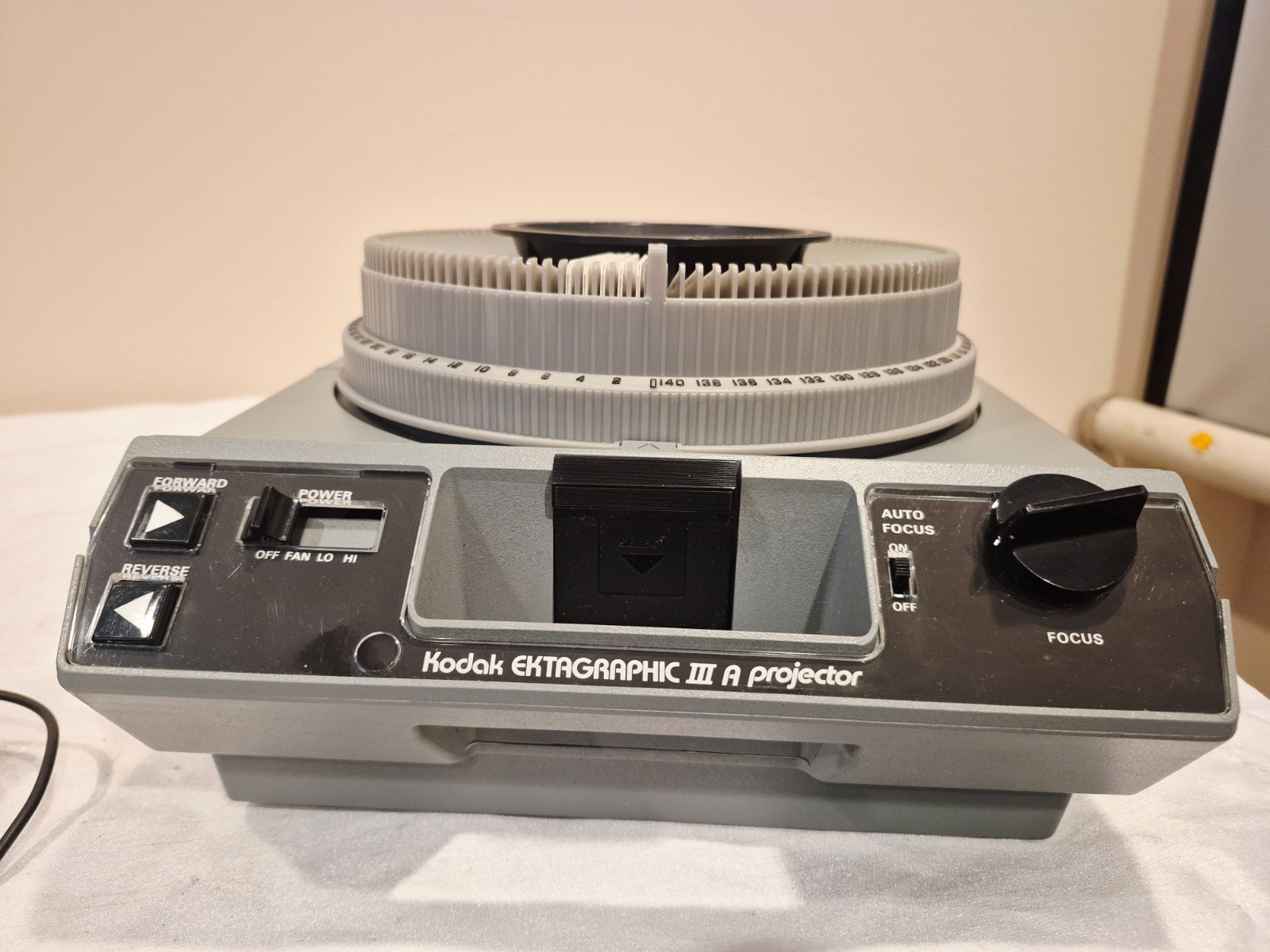 Rebuilt Kodak Ektagraphic III A Carousel Slide Projector Fully Functional 5543