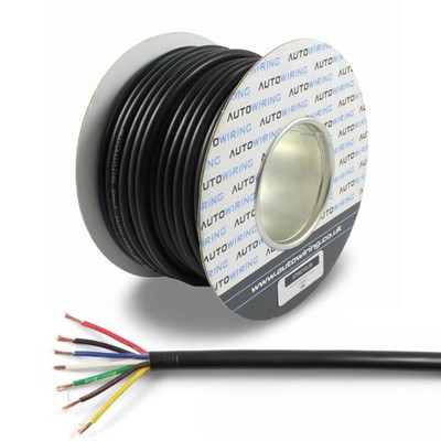 *11 AMP Nennleistung* 7-adriges Kabel 12V 24V Kabel Wohnwagen Anhänger LED Leuchten mehradrig