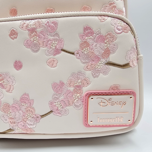 Mini sac à dos rose Loungefly Disney Minnie Mouse fleurs de cerisier neuf - Photo 6/7