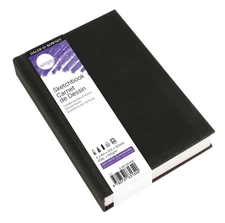 Daler-Rowney Simply Sketchbook - 4in x 6in Hardbound Sketchbook - 110-Page Black