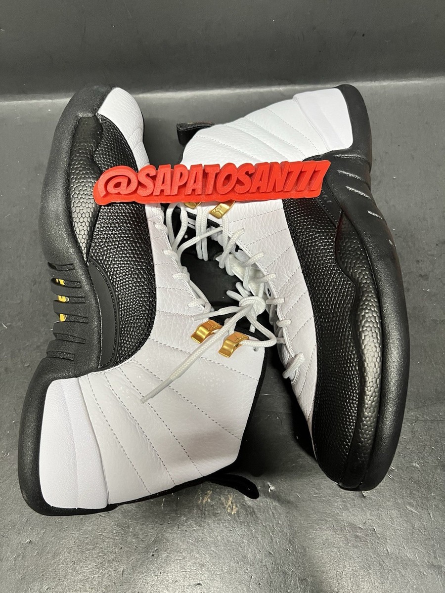 NIKE AIR JORDAN 12 RETRO WHITE BLACK TAXI B-GRADE Sz 10 | eBay