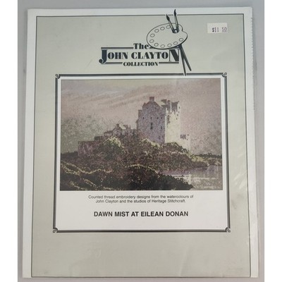 Heritage Stitchcraft Dawn Mist Eilean Donan John Clayton Cross Stitch Pattern