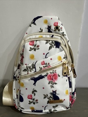 Sailor Moon Luna Floral Mini Backpack Single Strap Jingpin Creations NWT