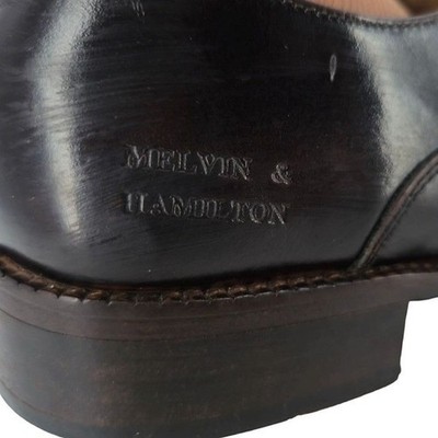 Melvin and Hamilton Mens 6D / 38EU Dark Brown Leather Dress  display picture 1