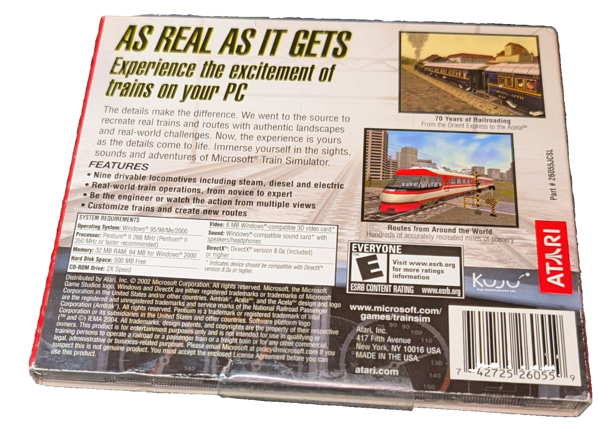 Microsoft Train Simulator Jewel Case (PC, 2004) for sale online | eBay