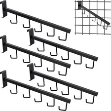 5 Pack Gridwall Waterfall Faceout with 5 Hooks Gridwall Clothes Hanger Gridwall 