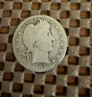 1905-O Barber Quarter  Better Date 90% Silver