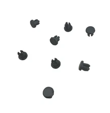 (8 PACK) 1/8" Black Plastic Hole Plug fits .031" - .125" thickness #HPB-125