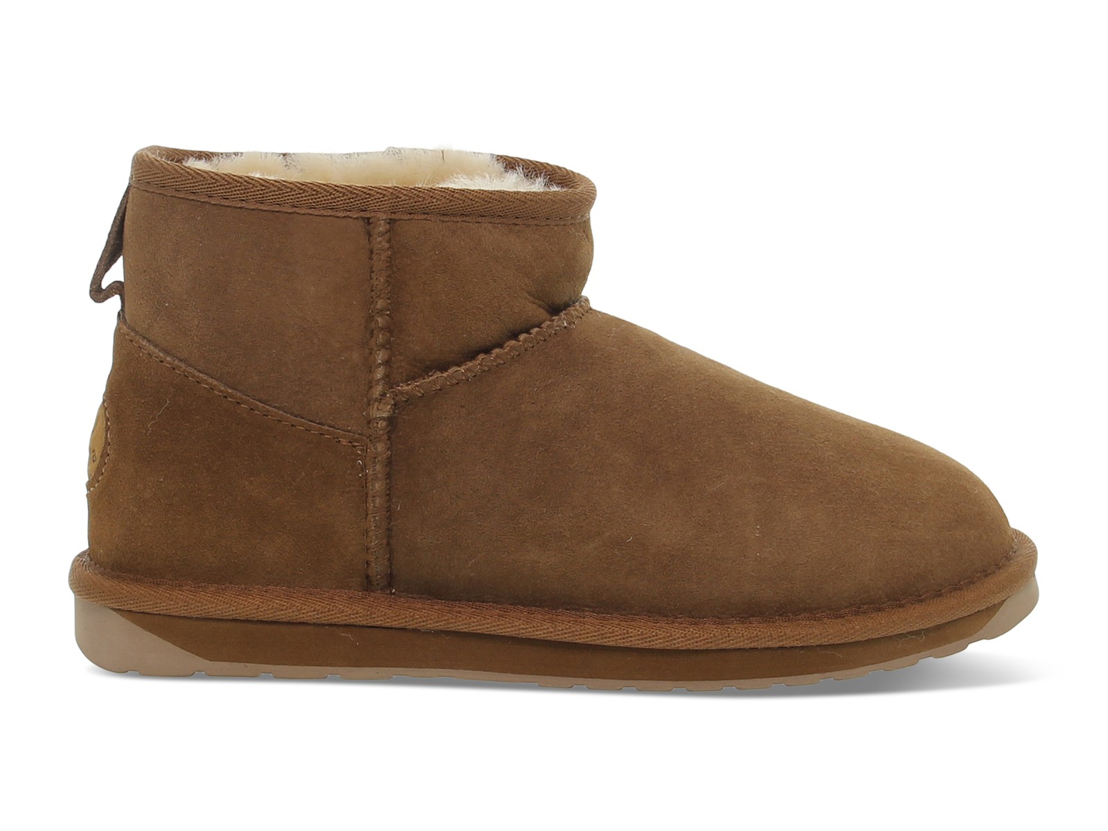 Ankle boot EMU Australia W10937 CHES in hazelnut suede leather - Women's Shoes