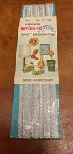 Vintage 7.5’ WRIGHTS Silver Trim Self Adhesive, Stick-to-trim