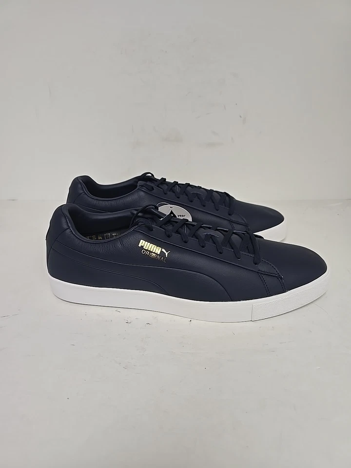 Zapato de golf PUMA Original G para hombre 192529-01 blanco marino talla 14M Foto 2 de 4