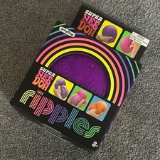 Schylling Super NeeDoh Ripples XL Purple Giant Sensory Squishy Fidget Ball, NIB