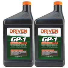 Driven Racing Engine 19306, GP-1 High Perf Oil, Synthetic Blend 10W-30, 2 Quarts